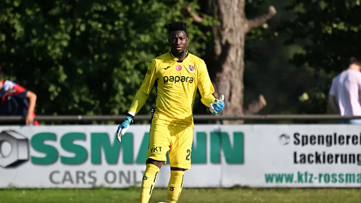 Trabzonspor'un kalecisi Onana'dan Fatih Tekke'ye övgü dolu sözler!