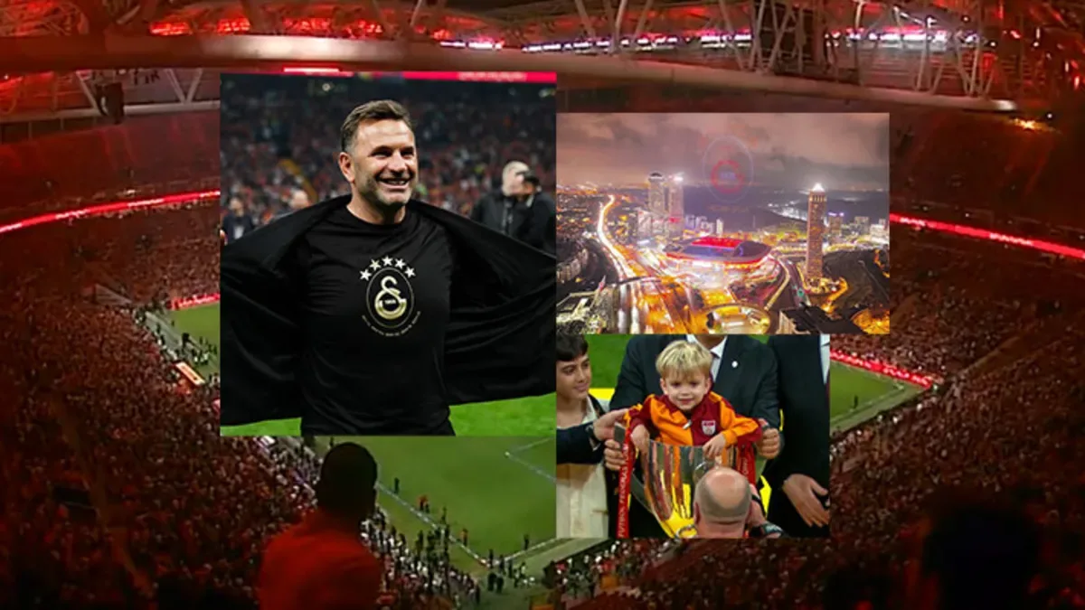 Galatasaray RAMS Park'ta şampiyonluğu kutladı!