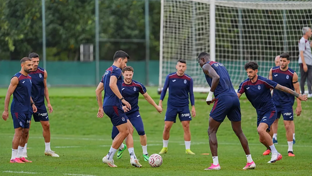 Trabzonspor, Ferencvaros maçına taktik çalıştı!