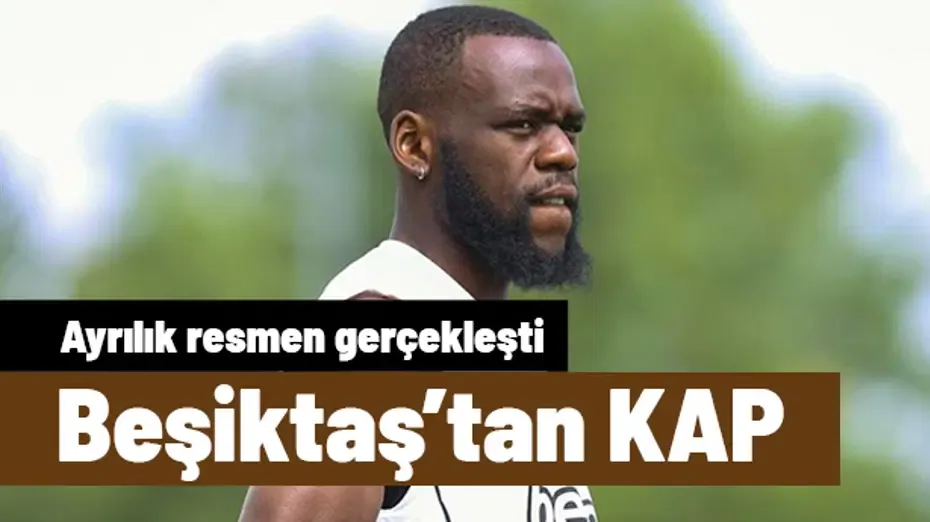 Beşiktaş'ta beklenen ayrılık geldi: Sözleşme fesh edildi