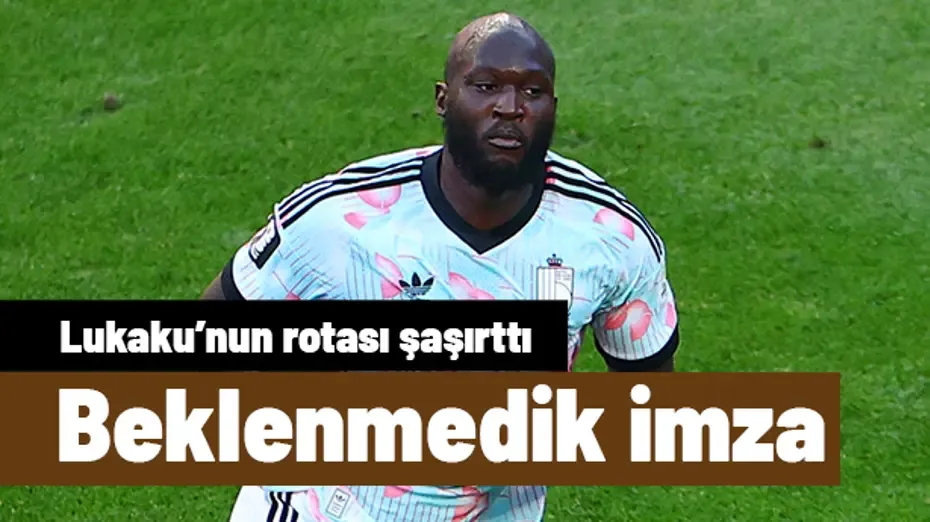 Romelu Lukaku hiç beklenmedik bir transfere imza atmak üzere