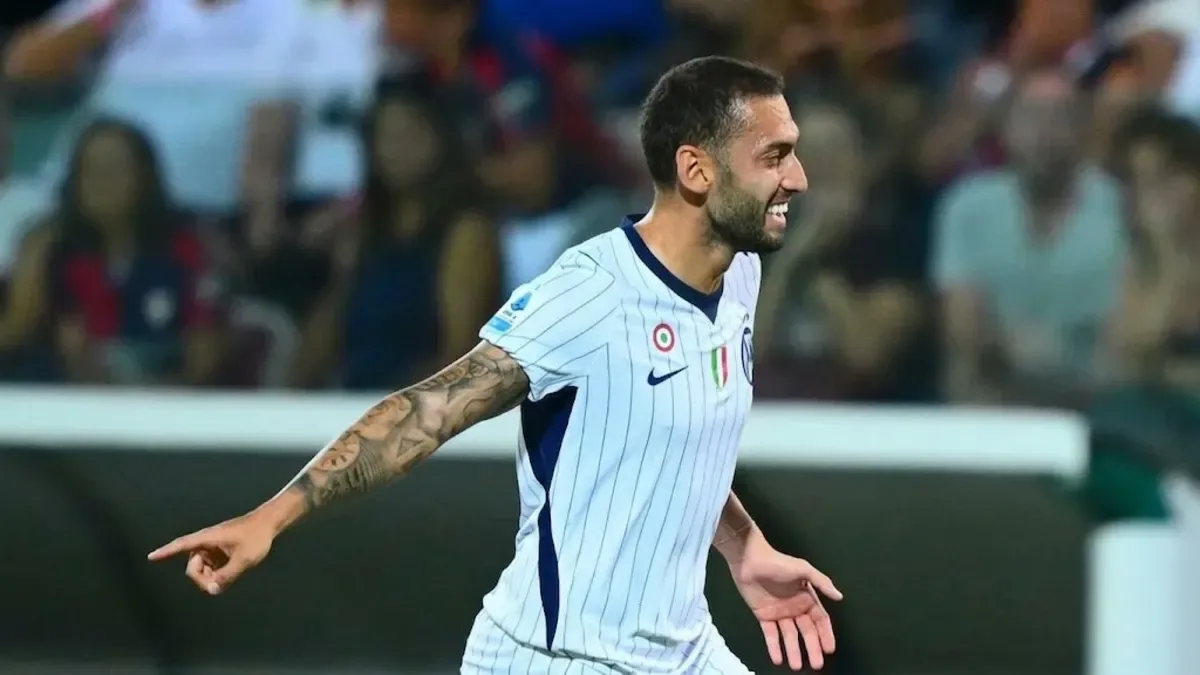 Hakan Çalhanoğlu kaldığı yerden! Kaleciyi çaresiz bıraktı