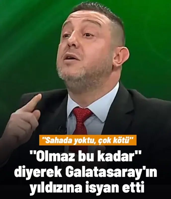 Nihat Kahveci "Olmaz bu kadar" diyerek Galatasaray'ın yıldızına isyan etti: "Sahada yoktu, çok kötü"