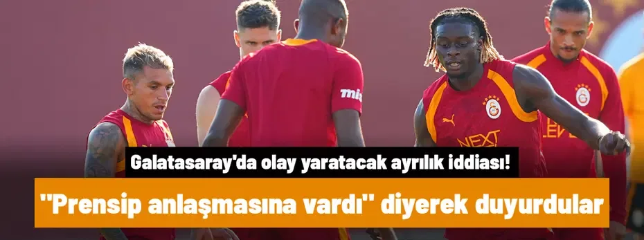 Galatasaray'da olay yaratacak ayrılık iddiası! "Prensip anlaşmasına vardı" diyerek duyurdular