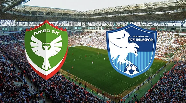 Amedspor - Erzurumspor Hangi Kanalda? Maç Saati ve Yayın Bilgisi