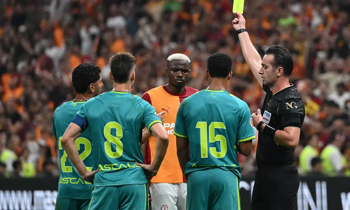 Olaylı maçta Galatasaray kayıp