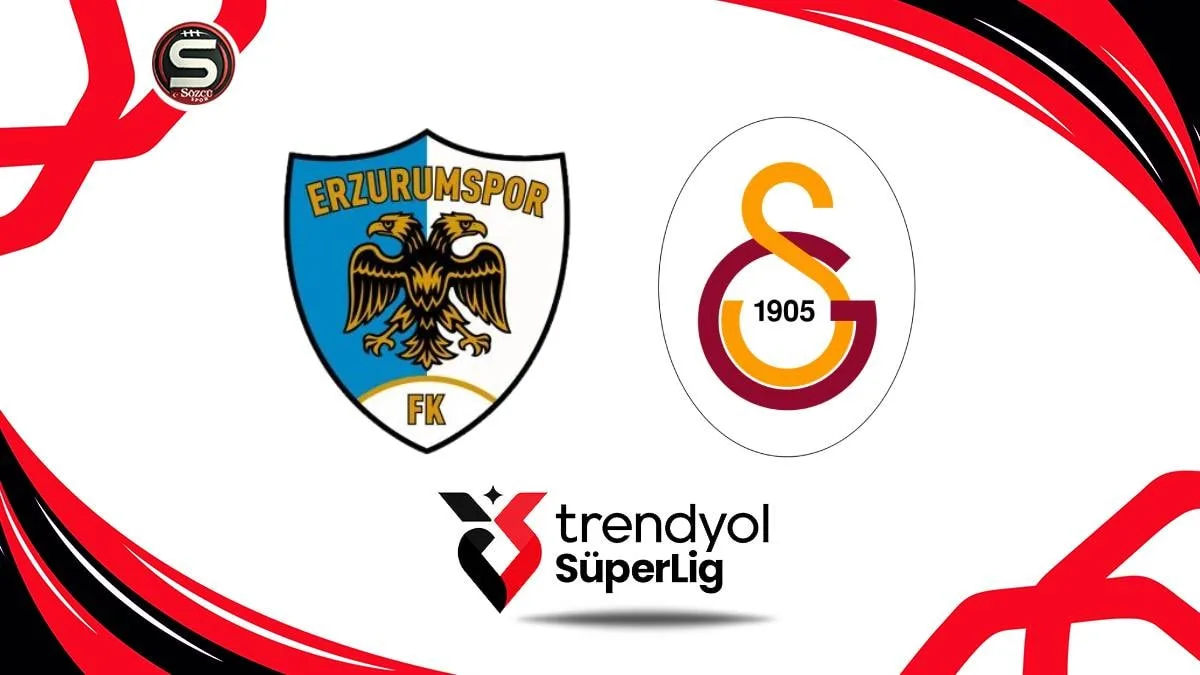 Erzurumspor FK-Galatasaray Trendyol Süper Lig 2. hafta maçı (Canlı)