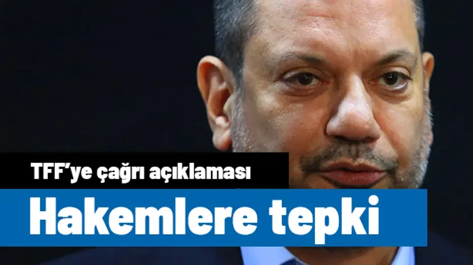 TFF'ye çağrı yapan Ertuğrul Doğan'dan hakem tepkisi