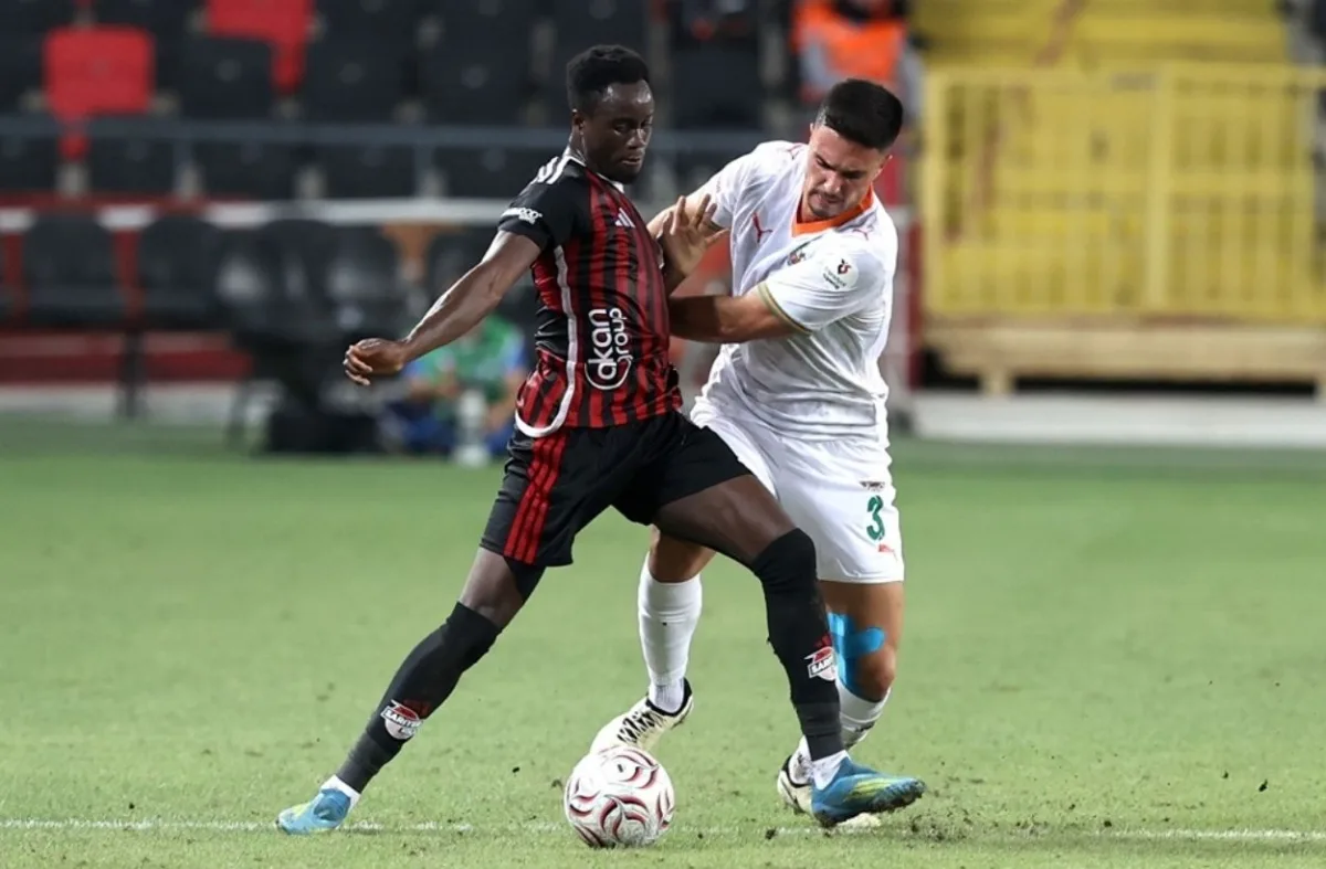 Gaziantep FK - Alanyaspor: 1-1 (MAÇ SONUCU)