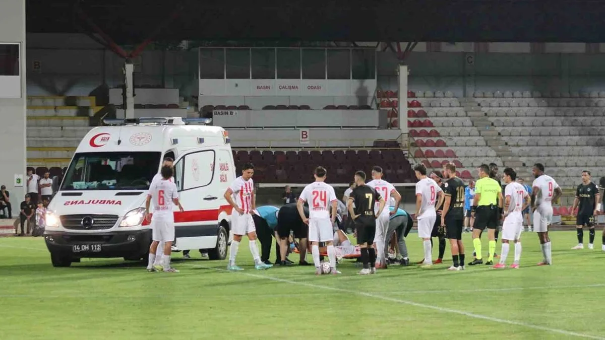 Oyuna girdikten 1 dakika sonra hastaneye kaldırıldı