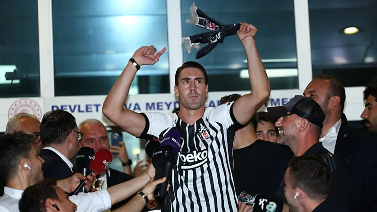 Dusan Vlahovic, Beşiktaş için İstanbul'da!