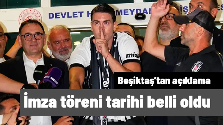 Beşiktaş, Dusan Vlahovic için imza töreni düzenleyecek