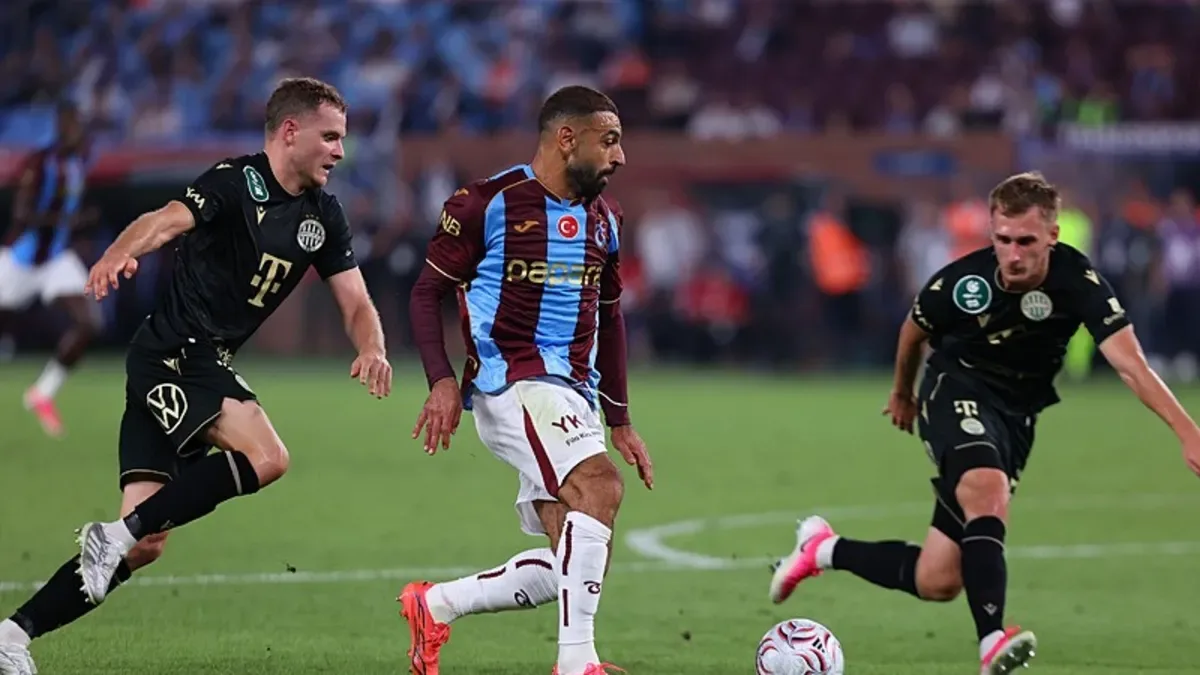 Tur Macaristan'a kaldı! Trabzonspor evinde Ferencvaros'a mağlup oldu