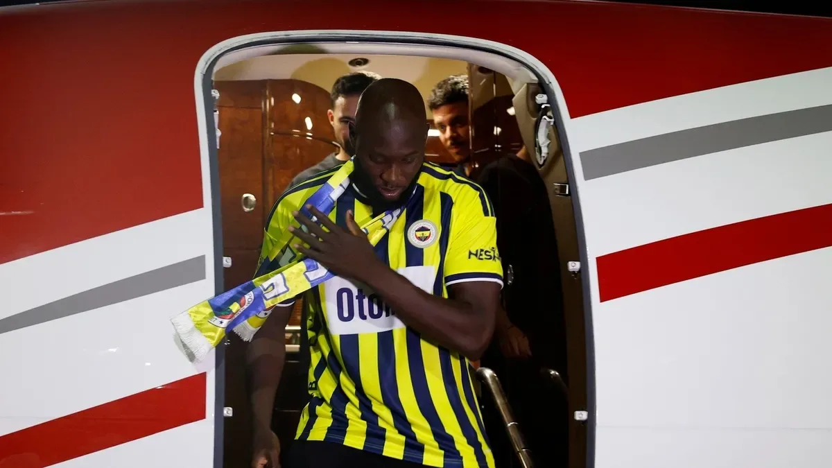 Romelu Lukaku, Fenerbahçe için geldi! İşte ilk görüntüler
