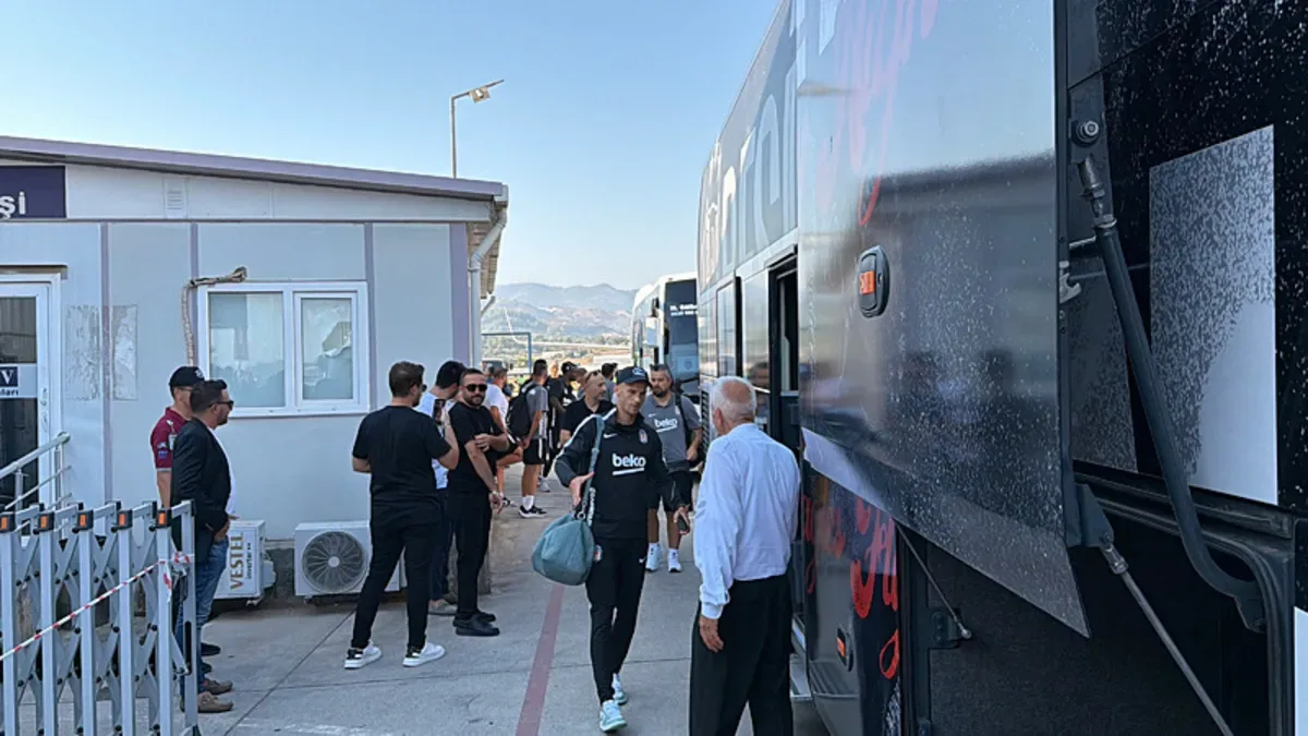 Beşiktaş kafilesi Alanya'ya geldi!