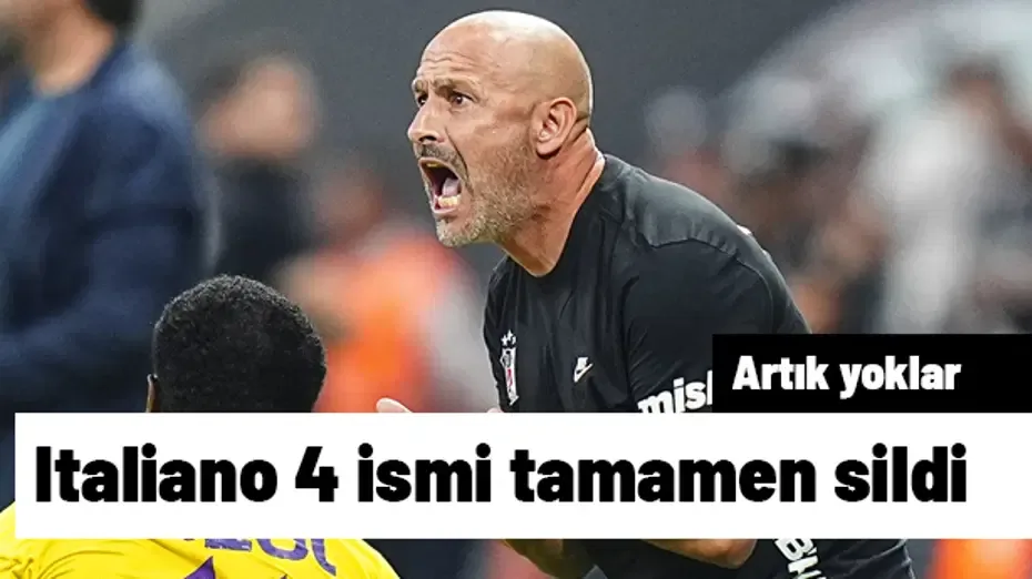 Vincenzo Italiano 4 futbolcuyu tamamen sildi, artık yoklar | Transfer hattı