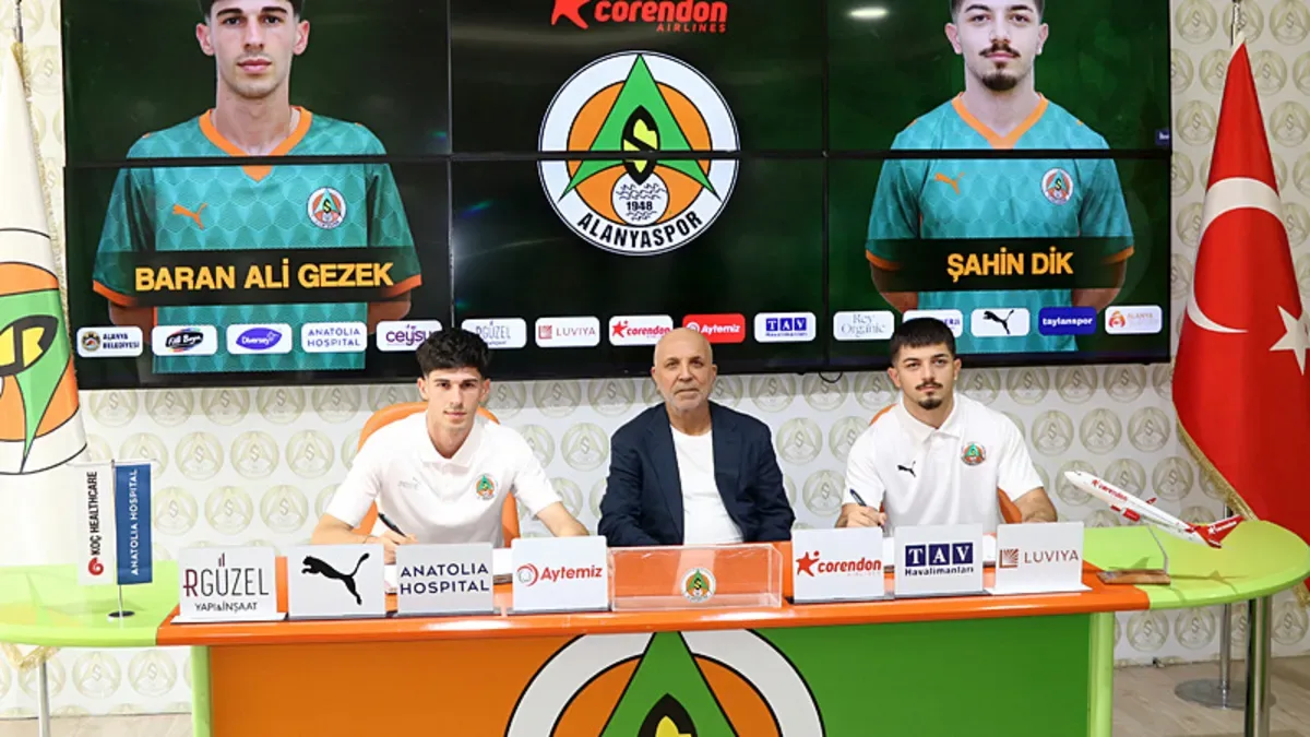 Corendon Alanyaspor’da 2 transfer birden