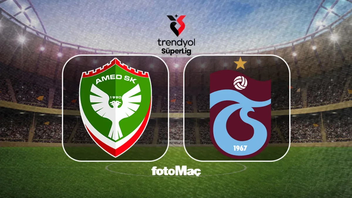Amedspor-Trabzonspor maçı saat kaçta, hangi kanalda?