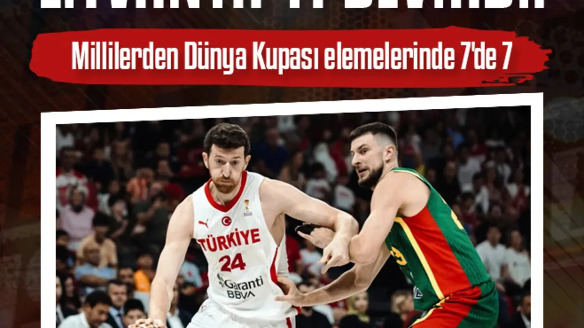 12 Dev Adam'dan harika başlangıç! Türkiye-Litvanya Maç Sonucu | FIBA Dünya Kupası Avrupa Elemeleri