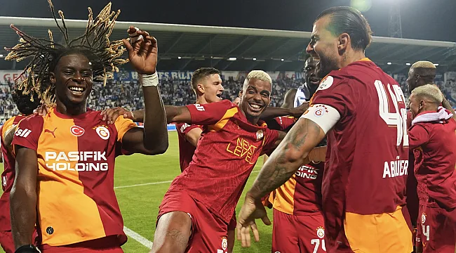 Galatasaray galibiyeti böyle kutladı! İşte o anlar