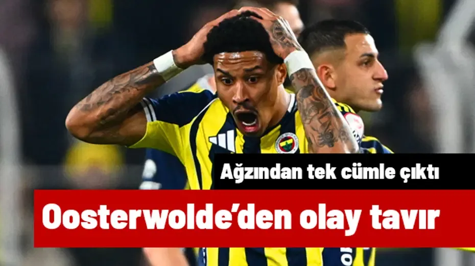 Roma'ya imza atmak üzere olan Oosterwolde'den olay tavır! Ağzından tek cümle çıktı