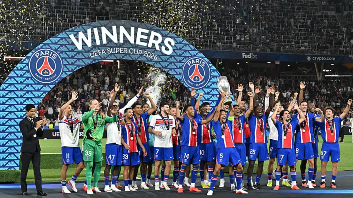 UEFA Süper Kupa'nın sahibi PSG!