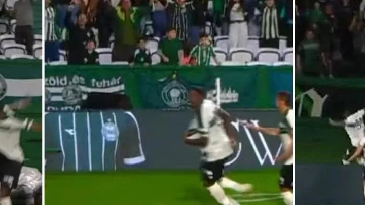 Ofsayt gol sevinciyle tünelden düşen Brezilyalı futbolcu sakatlandı