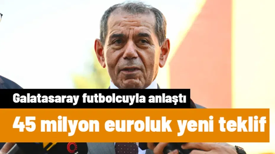 Galatasaray 45 milyon euroluk teklifi masaya koydu! Futbolcuyla anlaşma tamam
