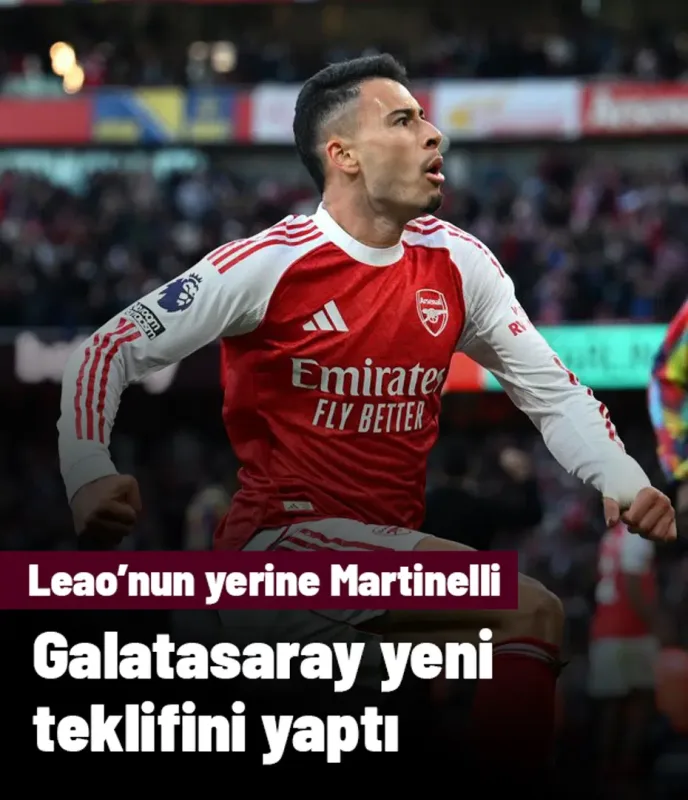 Galatasaray, Martinelli için teklifini yükseltti! Leao transferi rafa kalktı