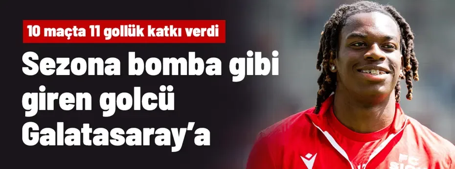 Sezona bomba gibi giren forvet Galatasaray'a! 10 maçta 11 gollük katkısı var: Winsley Boteli