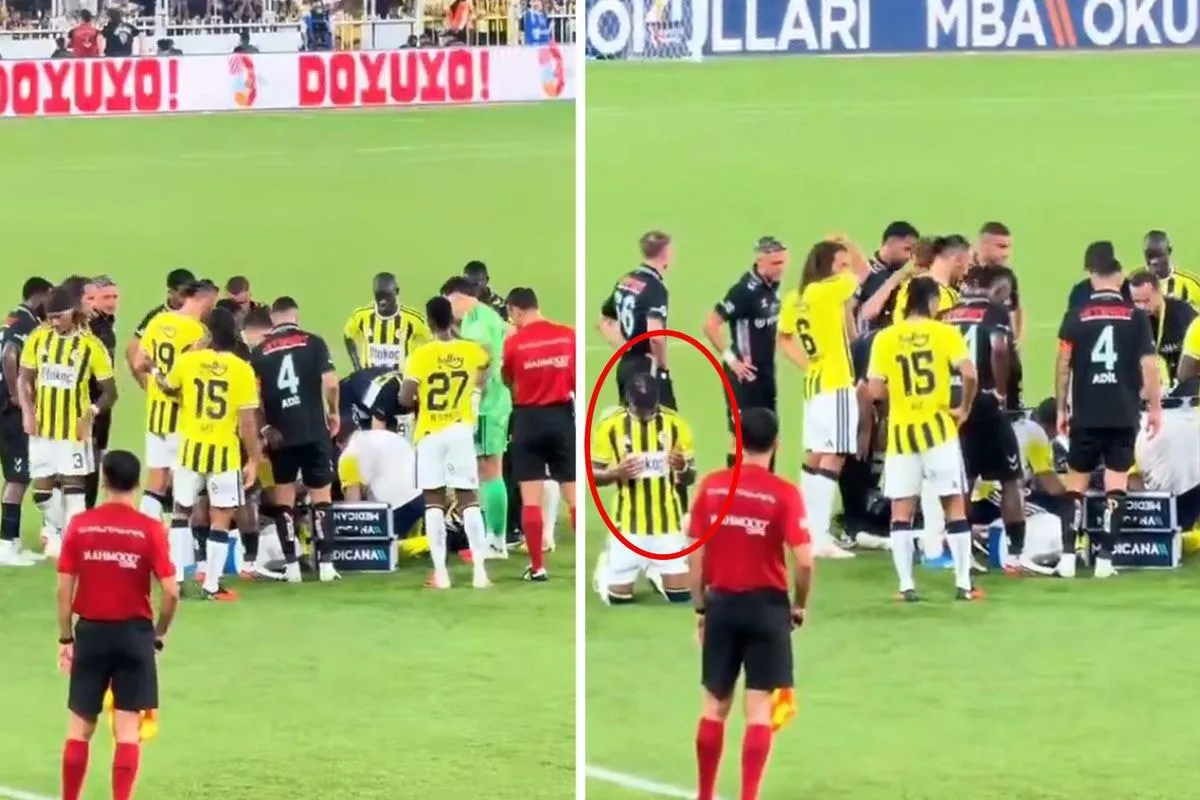 Kadıköy'de korku dolu anlar! Arkadaşını o halde görünce dua etti