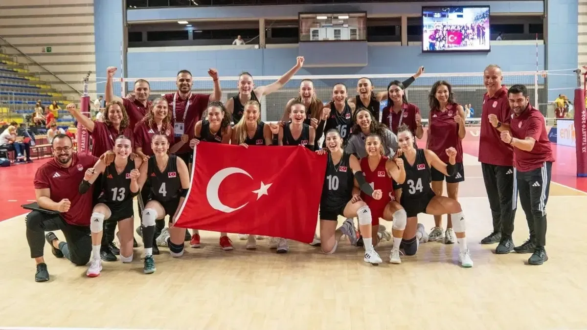 Kadın Milli Voleybol Takımı altın madalya kazandı!