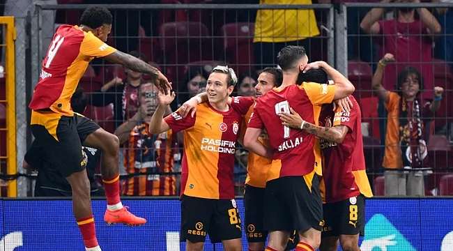 Galatasaray 3 puanı 3 golle aldı