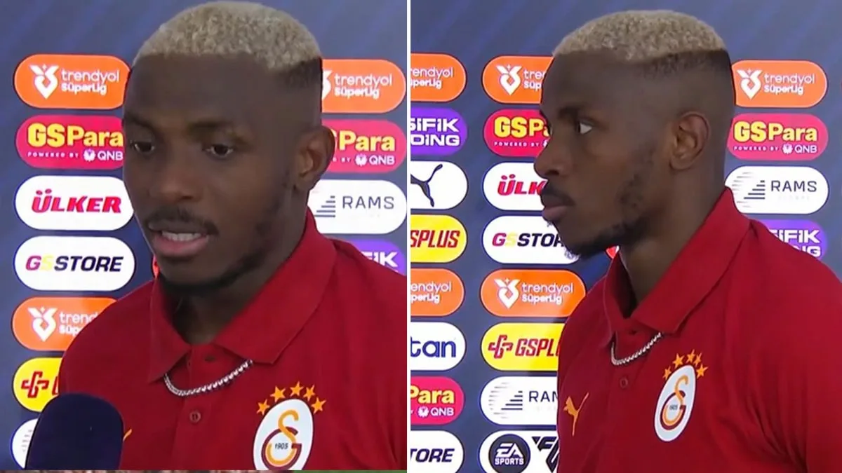 Osimhen'den transfer sorusuna kafa karıştıran cevap