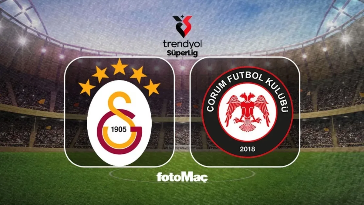 GS MAÇI CANLI İZLE | Galatasaray-Arca Çorum FK maçı ne zaman? Saati ve kanalı!