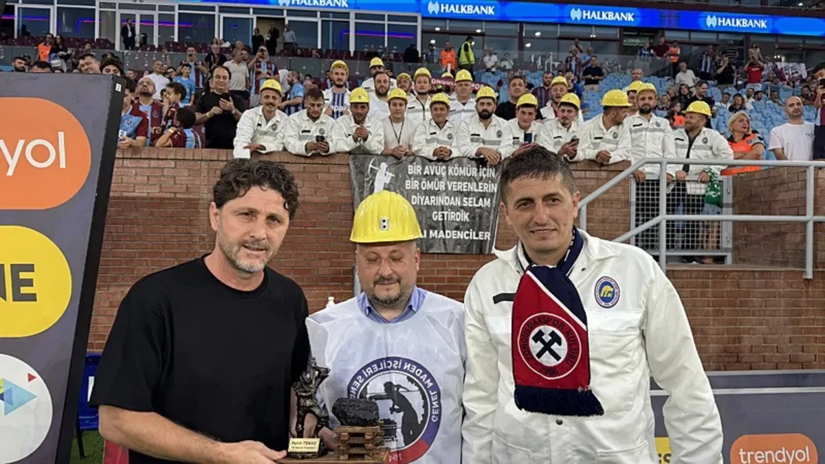 Madenciler Trabzon’da