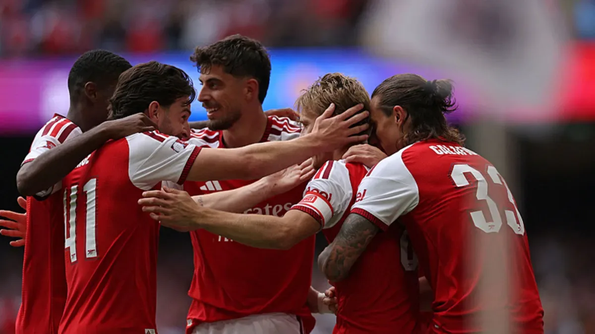 Manchester City'i yenen Arsenal Community Shield Kupası'nı kazandı!