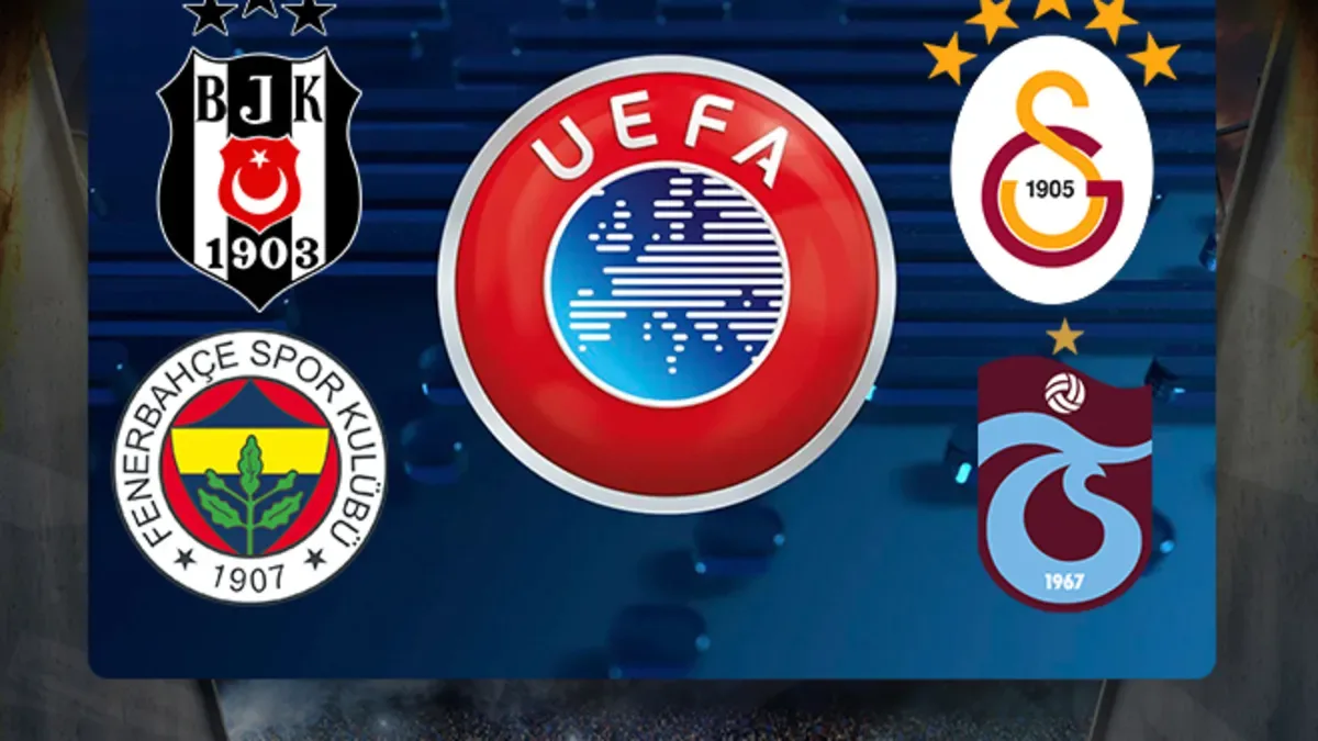 UEFA kulüpler sıralaması güncellendi! Beşiktaş, Fenerbahçe, Galatasaray ve Trabzonspor...