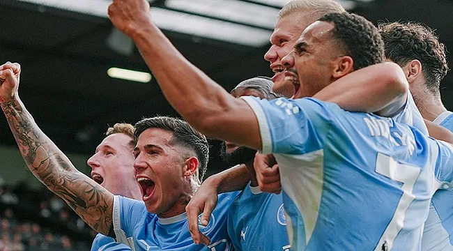Manchester derbisinde zafer City'nin