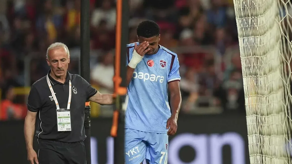 Trabzonspor'dan sakatlık açıklaması!