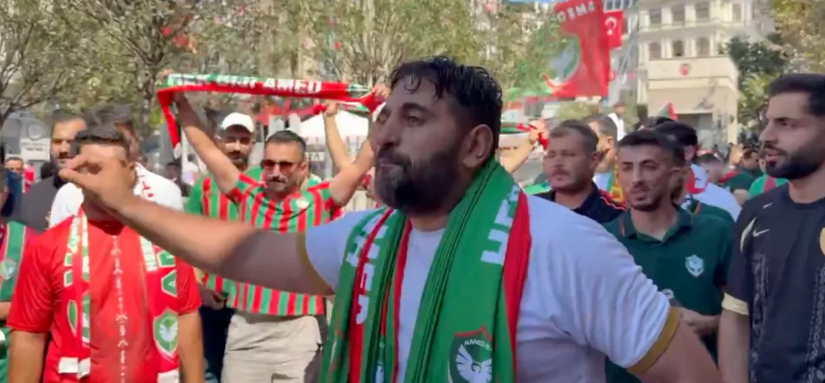 Amedspor taraftarından olay sözler! 'Bize kurşunla gelene biz keleşle gideriz'