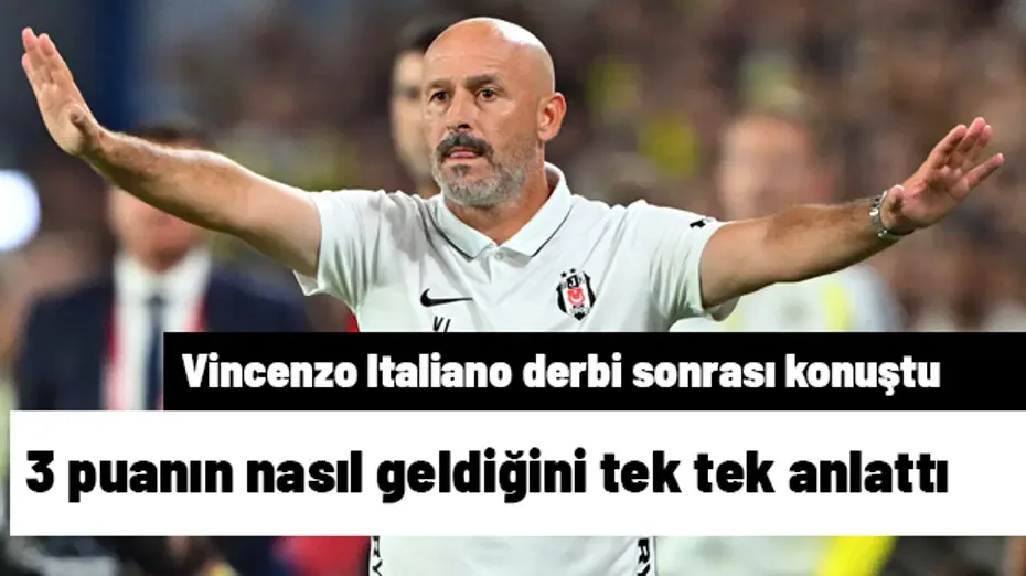 Vincenzo Italiano derbi galibiyetinin nasıl geldiğini tek tek açıkladı