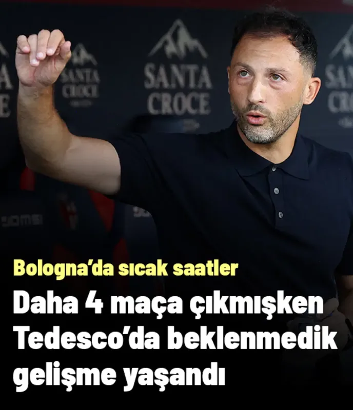 Daha 4 maça çıkmışken Tedesco kovulmanın eşiğinde! Yönetim acil koduyla toplandı