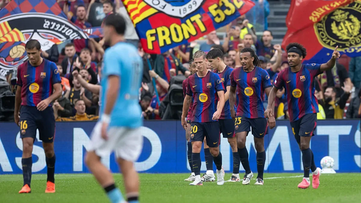 Barcelona sahasında Feyenoord'u farklı yendi!