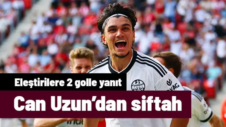Eleştirilere 2 golle yanıt verdi: Can Uzun'dan siftah