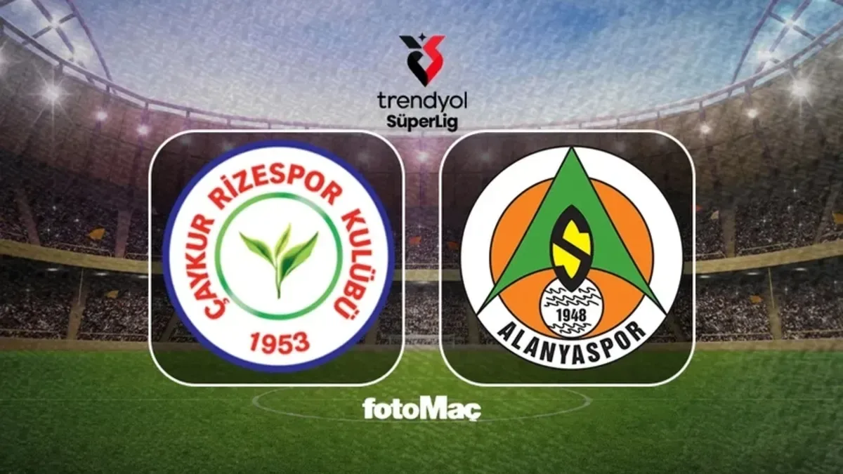 Çaykur Rizespor-Corendon Alanyaspor maçı CANLI