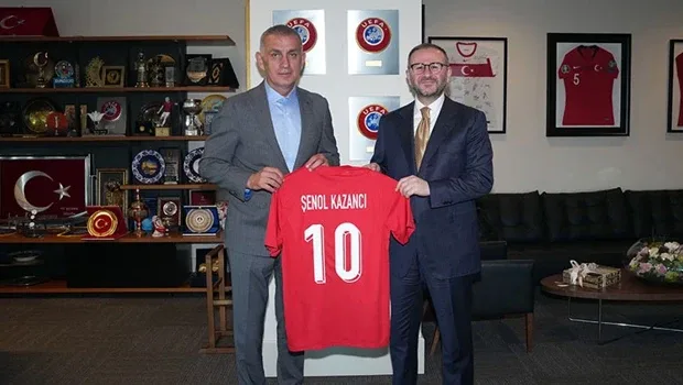 Şenol Kazancı'dan, TFF Başkanı Hacıosmanoğlu'na Ziyaret!