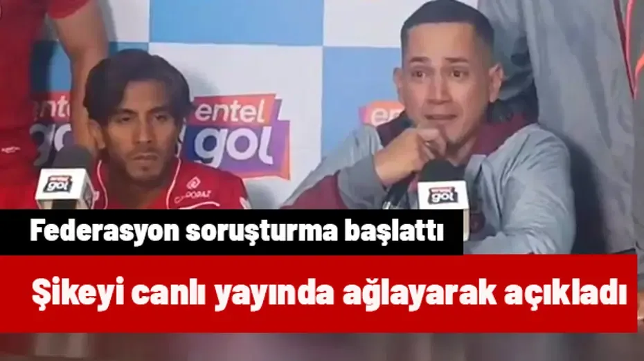 Görülmemiş olay! Şikeyi canlı yayında ağlayarak açıkladı, federasyon soruşturma başlattı