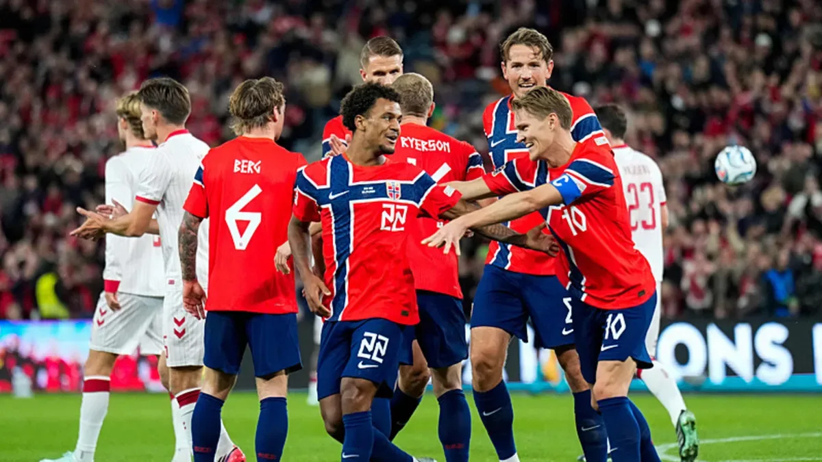Norveç, 5 gollü maçta Danimarka’ya takılmadı! (Maç özeti)