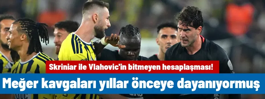 Skriniar ile Vlahovic'in bitmeyen hesaplaşması! Meğer kavgaları yıllar önceye dayanıyormuş